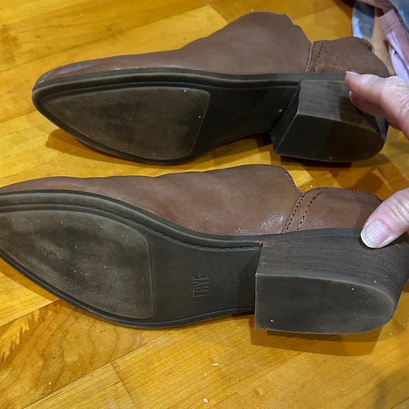 Frye rowen Brown Leather Women's Ankle Booties - Picture 5 of 5